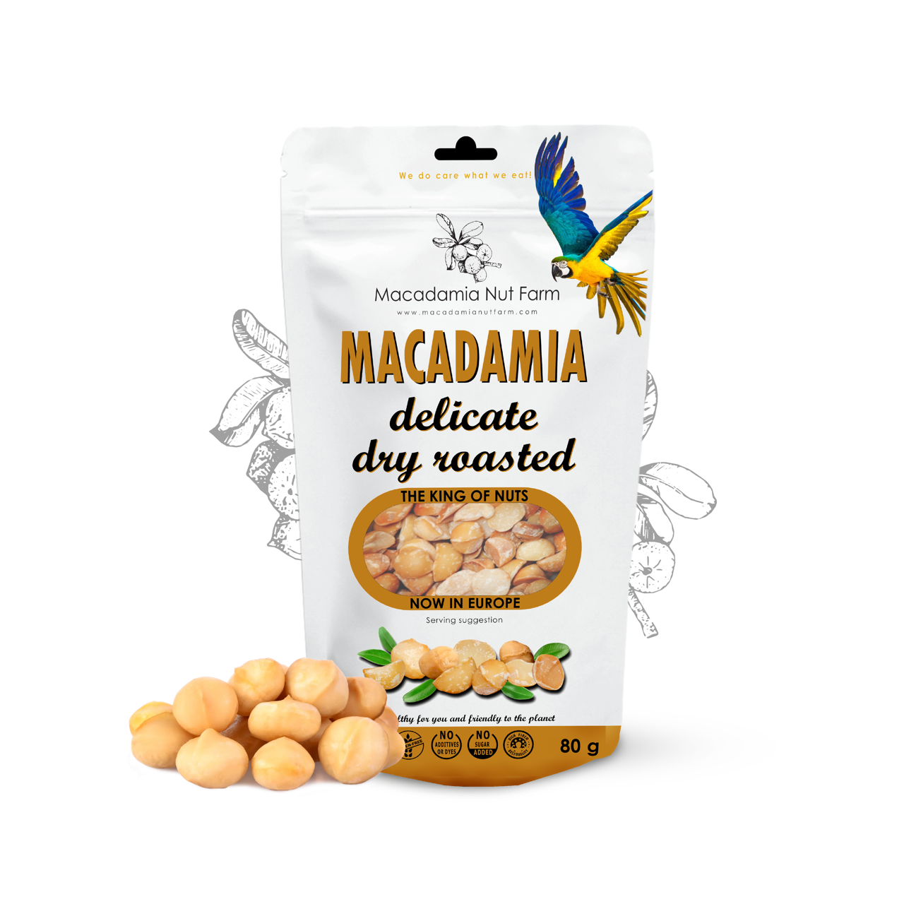 Noix de Macadamia grillées